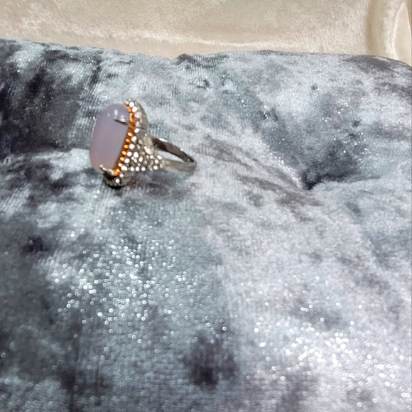 Luxury Taro Crystal Rose Ring - Picture 3 of 9